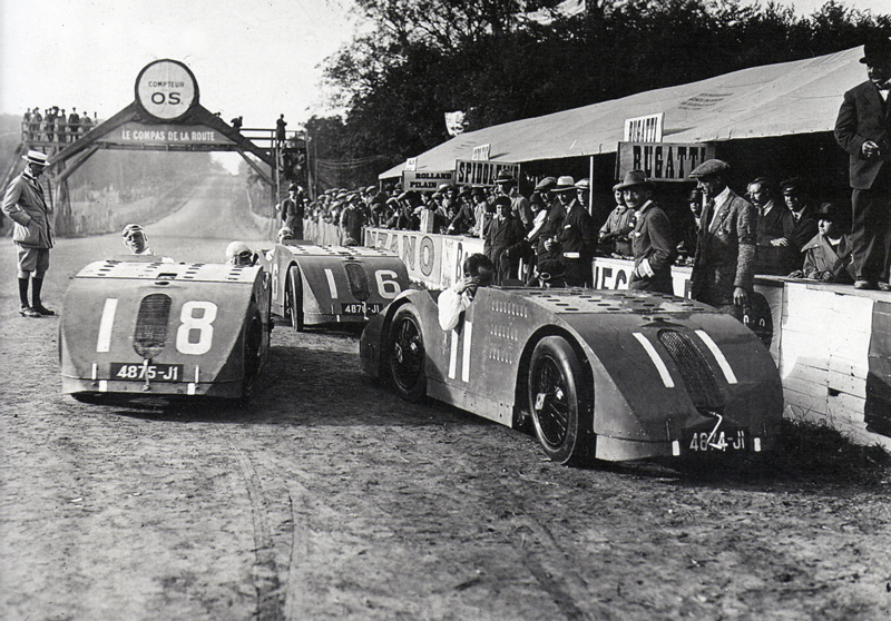 Bugatti Type 32 beim Grand Prix von Tours 1923